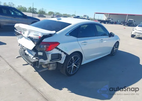 2024 Honda Civic Touring из США, поврежденный, VIN 2HGFE1F97RH308526